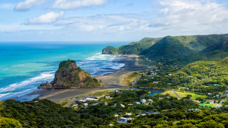 Join us for an epic day at the world-renowned Piha beach!